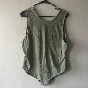 American Eagle Sage Green Bodysuit Size XXL